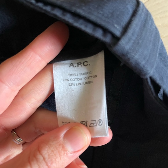 A.P.C. Navy midi skirt - Picture 4 of 7